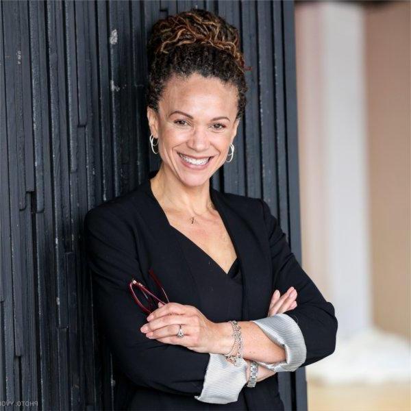 Melissa Harris-Perry standing with arms crossed